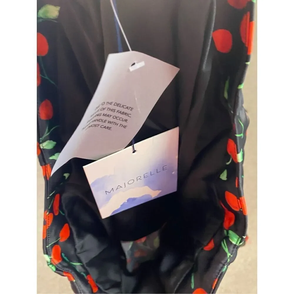 Majorelle NWT Kym Crop and Kym Mini Skirt Set in Black Cherry Size M - Picture 16 of 16